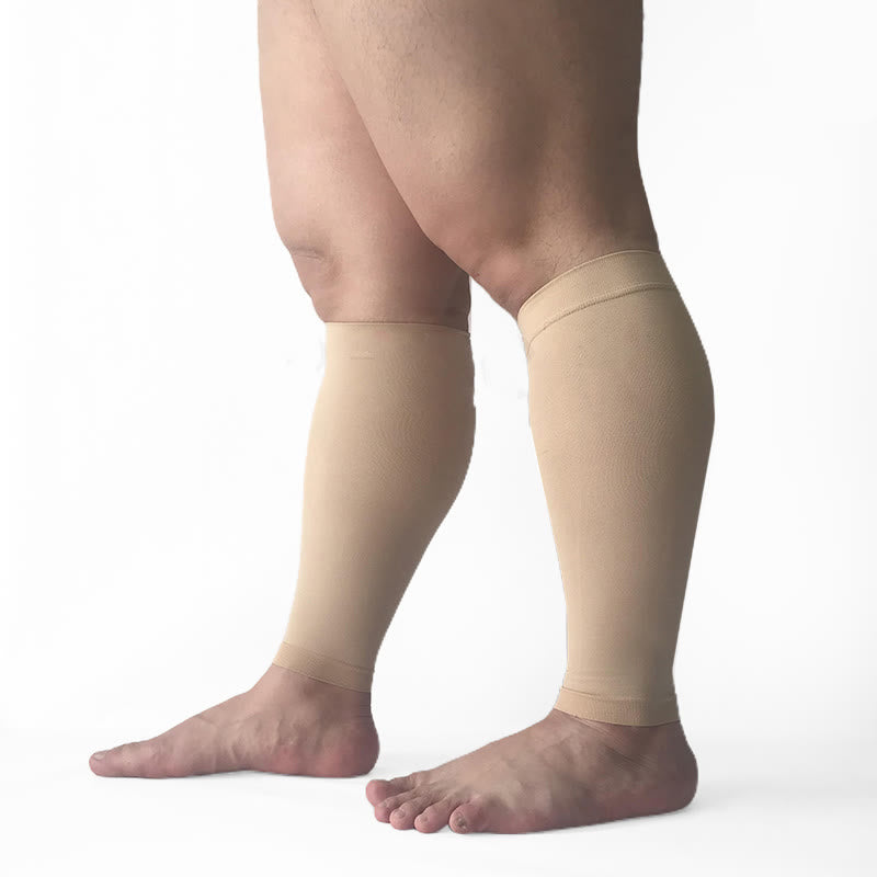 Chaussettes de compression sans pieds grande taille unisexes