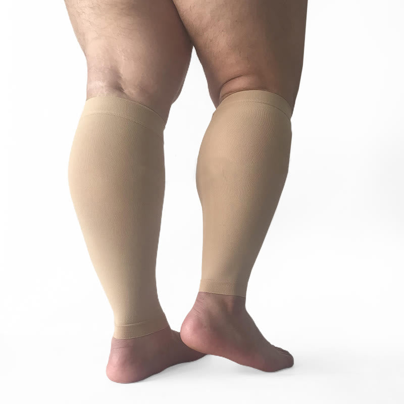 Chaussettes de compression sans pieds grande taille unisexes