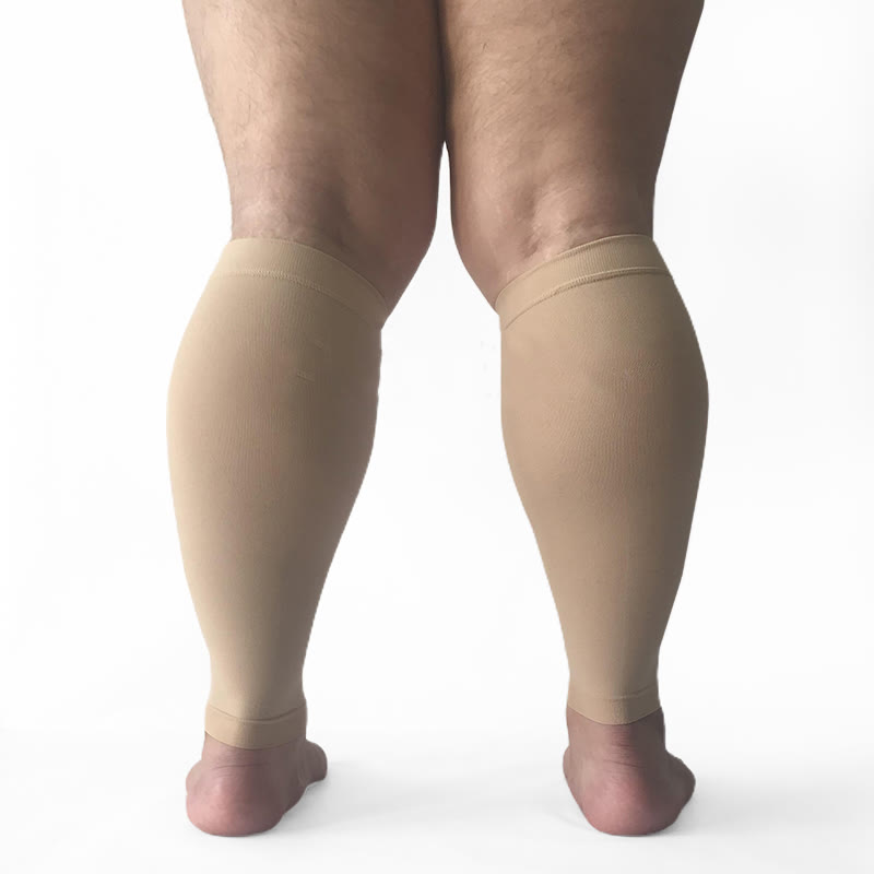 Chaussettes de compression sans pieds grande taille unisexes