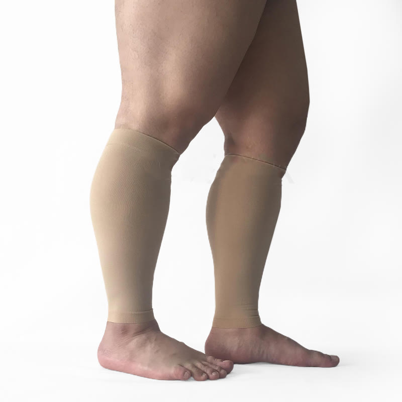 Chaussettes de compression sans pieds grande taille unisexes