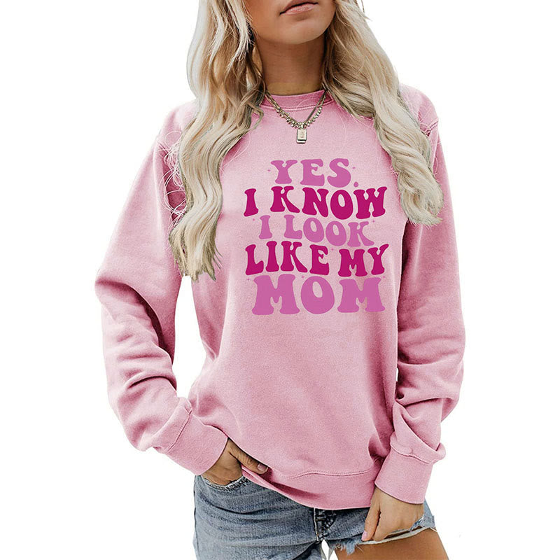 Sweat-shirt à lettres violettes grande taille