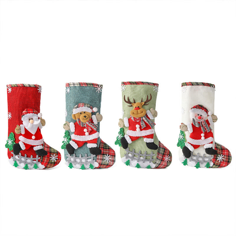 Chaussettes de Noël grande taille (4 paires) - image 8
