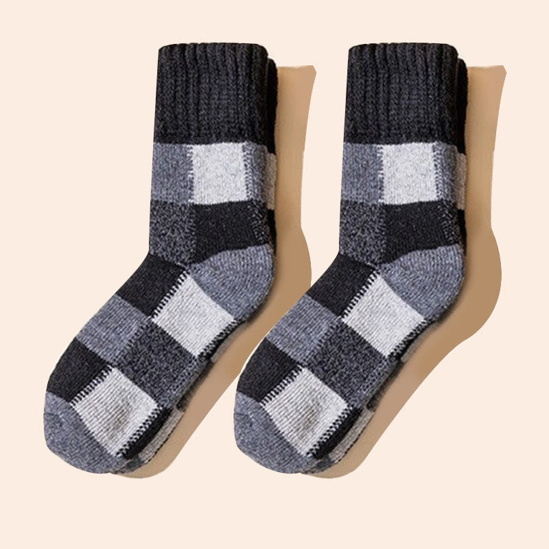 Chaussettes longues en polaire extra épaisses grande taille (5 paires)