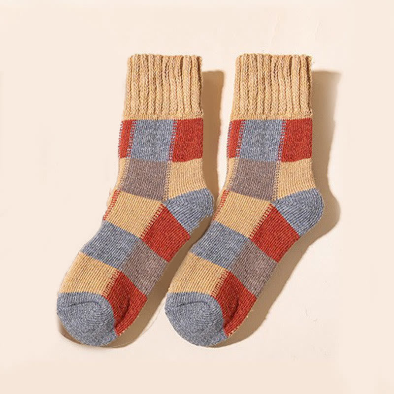 Chaussettes longues en polaire extra épaisses grande taille (5 paires)