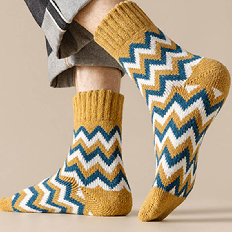 Chaussettes longues en velours Wave Plus grande taille (6 paires)