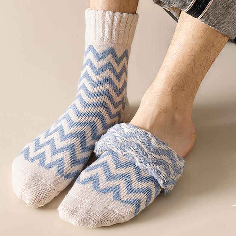 Chaussettes longues en velours Wave Plus grande taille (6 paires)