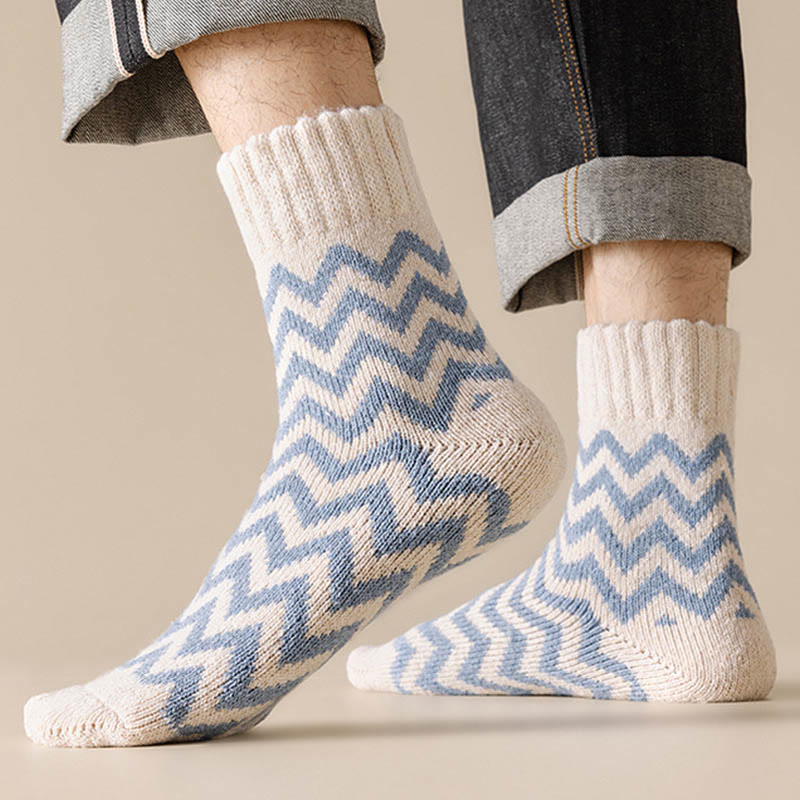 Chaussettes longues en velours Wave Plus grande taille (6 paires)