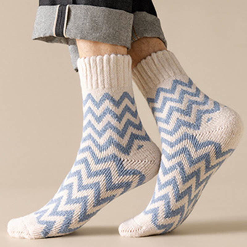Chaussettes longues en velours Wave Plus grande taille (6 paires)