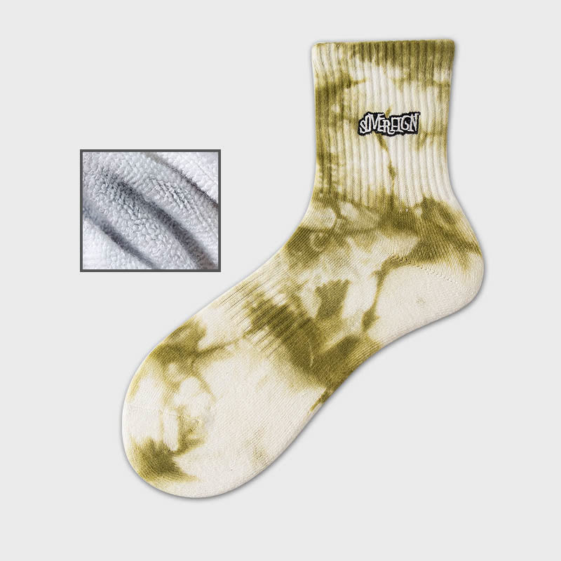 Chaussettes courtes brodées à lettres grande taille (3 paires)