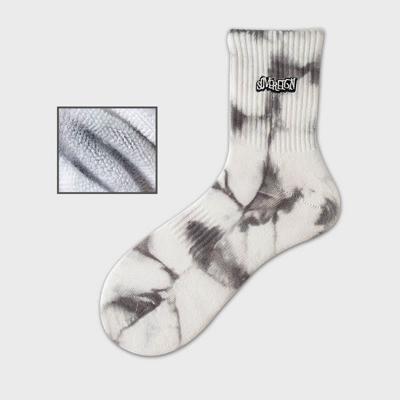 Chaussettes courtes brodées à lettres grande taille (3 paires)