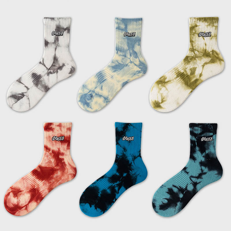 Chaussettes courtes brodées à lettres grande taille (3 paires)
