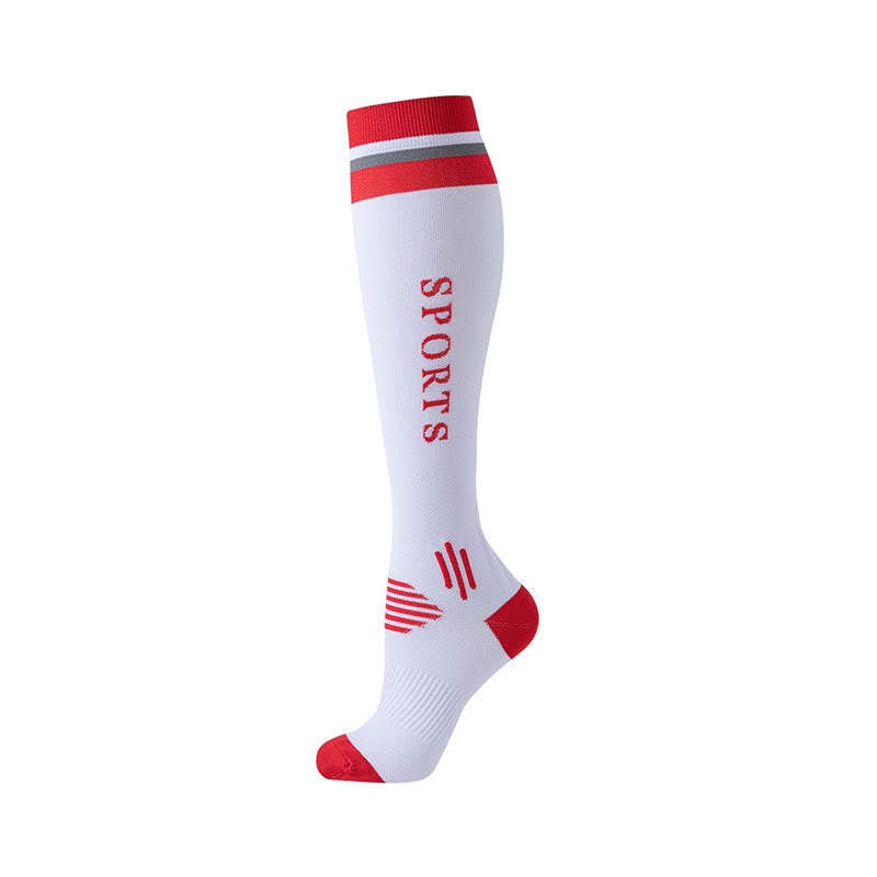 Chaussettes de compression de sport assorties (6 paires)