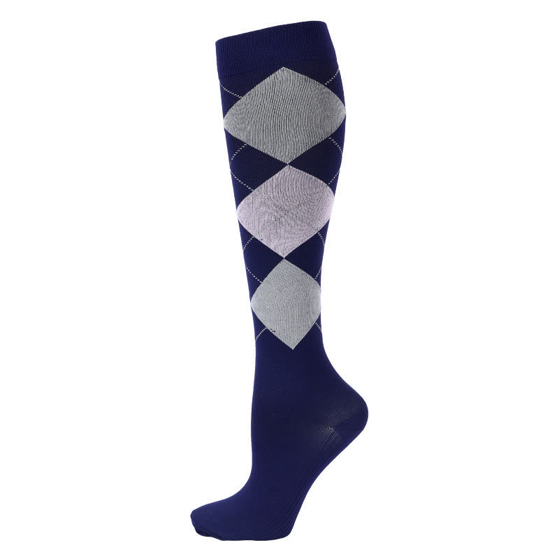 Chaussettes de compression à treillis diamant (3 paires)