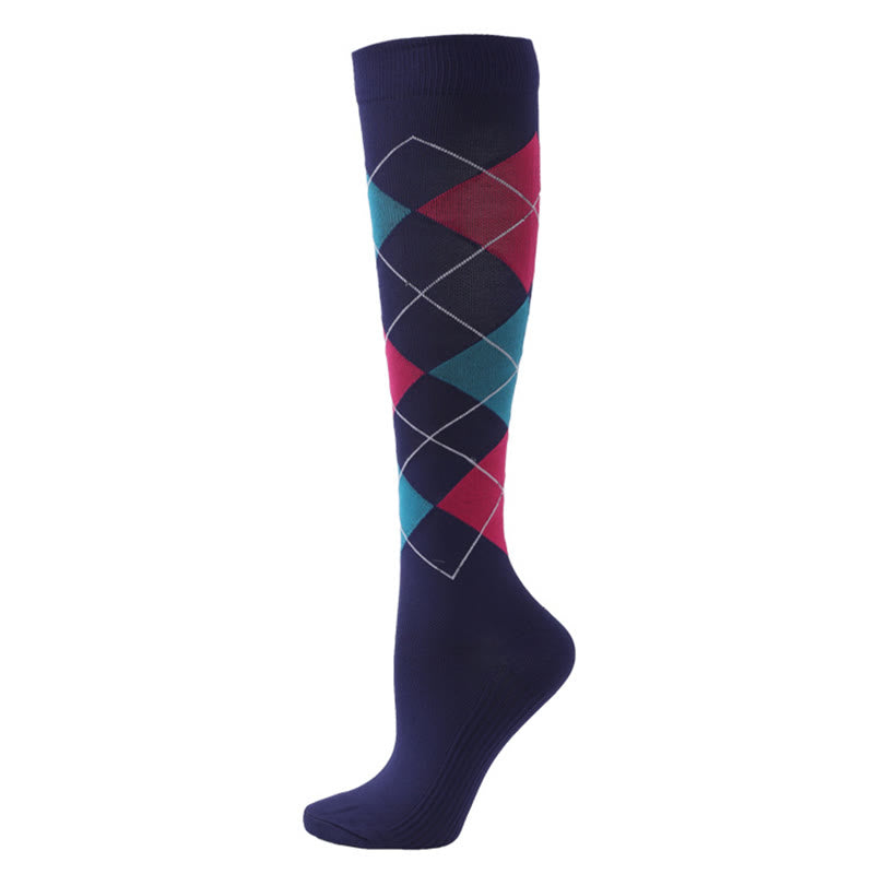 Chaussettes de compression à treillis diamant (3 paires)