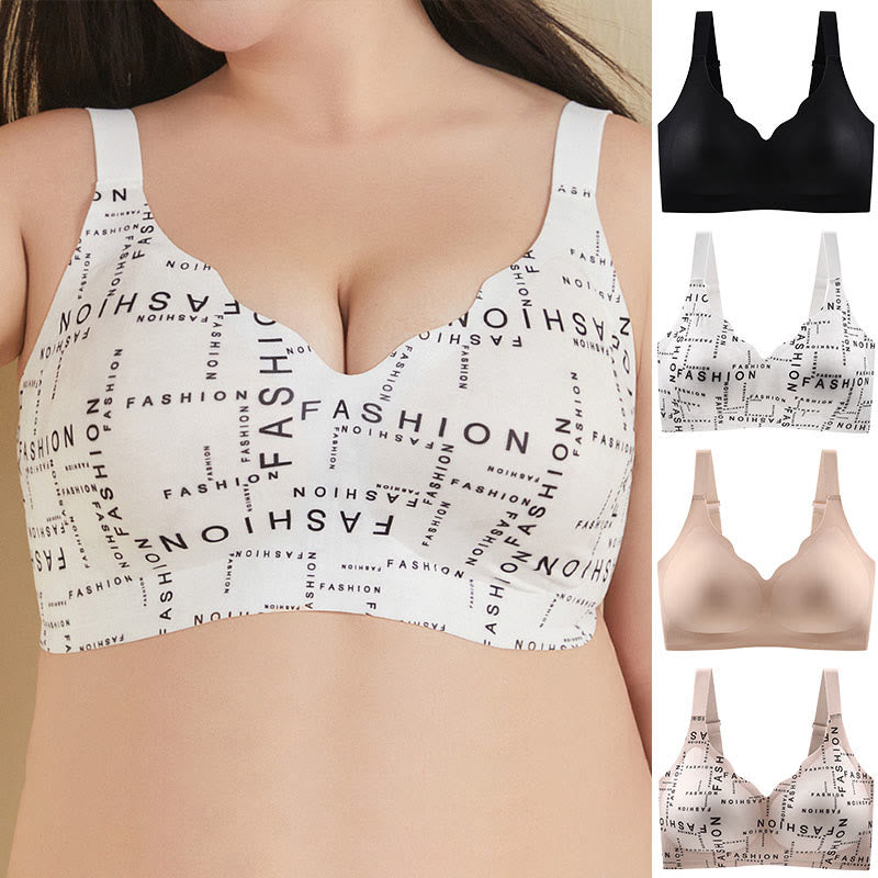 Soutien-gorge sans armatures lisse et sans coutures grande taille