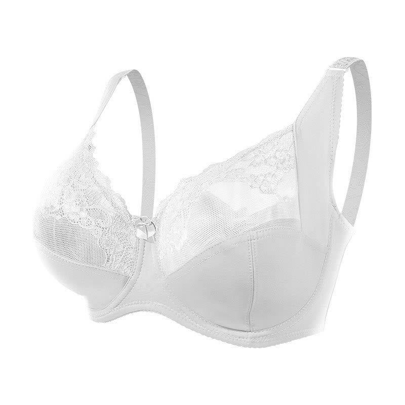 Soutien-gorge à armatures en dentelle fine et sexy grande taille