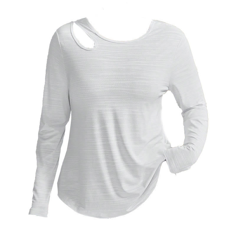 Chemise de sport ample à manches longues grande taille - image 2