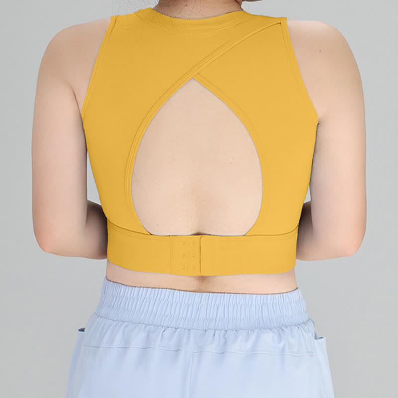 Soutien-gorge de sport sans fil résistant aux chocs grande taille