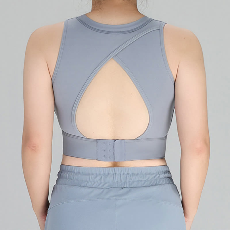 Soutien-gorge de sport sans fil résistant aux chocs grande taille