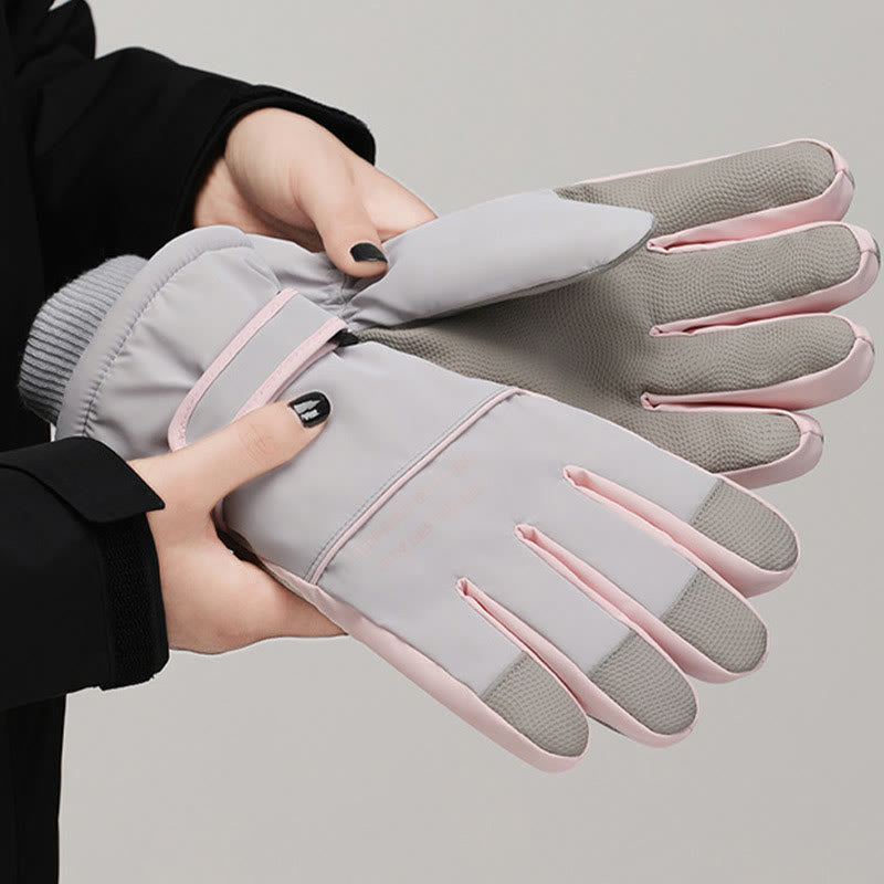 Gants de ski imperméables pour écran tactile