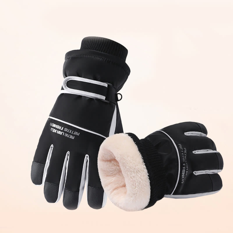 Gants de ski imperméables pour écran tactile