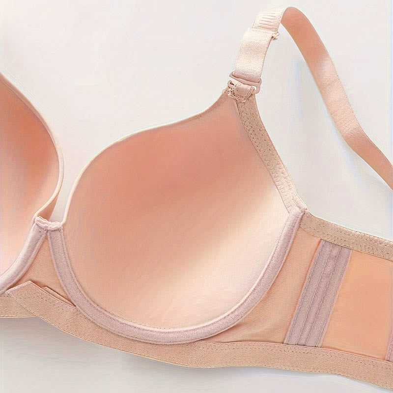 Soutien-gorge push-up à armatures, fin et lisse, sans coutures