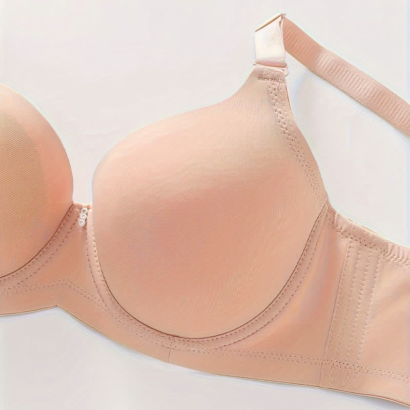 Soutien-gorge push-up à armatures, fin et lisse, sans coutures