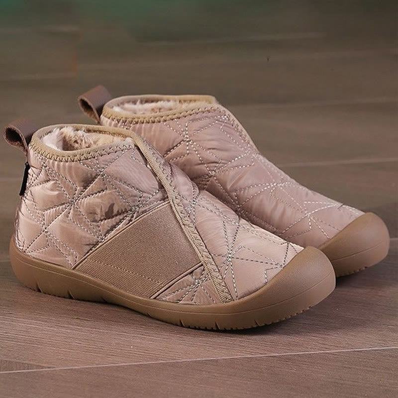 Chaussons chauds imperméables grande taille - Kaki - EU44 (US10) - image 11