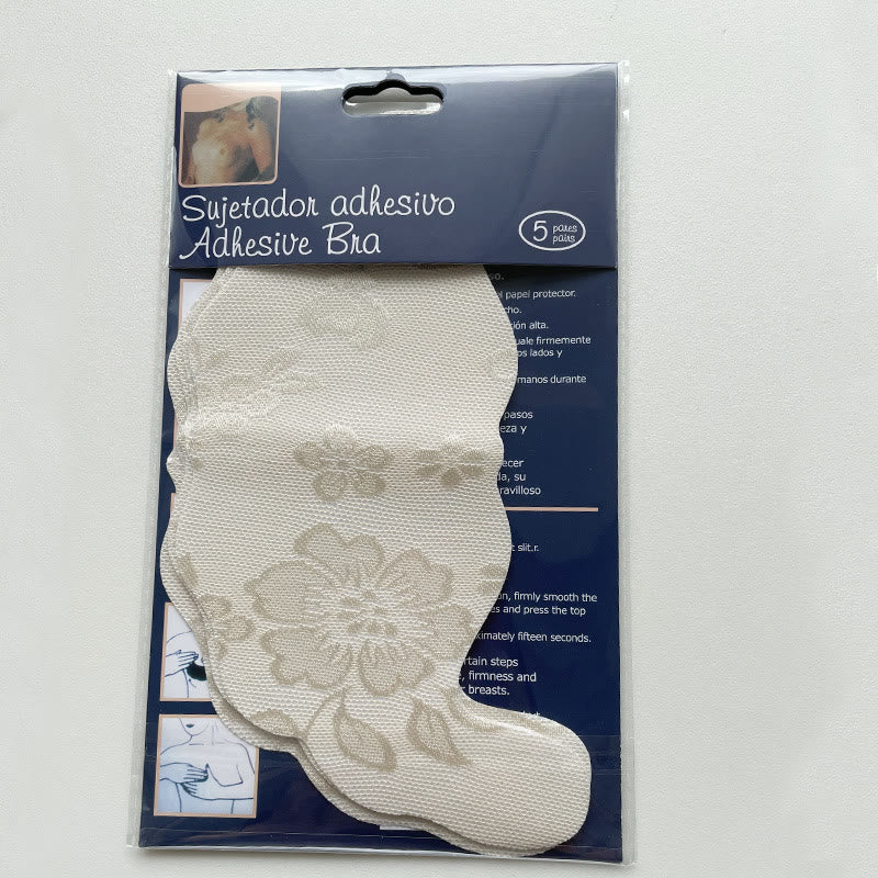 Cache-tétons push-up en dentelle (6 paires) - image 5