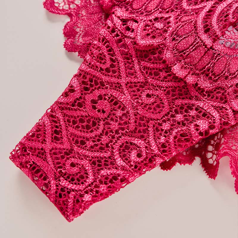 String sexy en coton et dentelle grande taille (lot de 3)