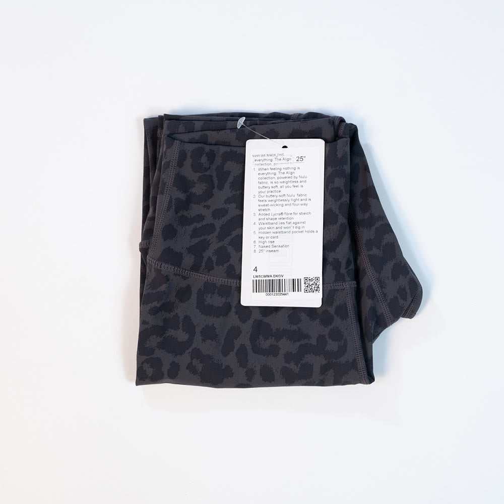 Legging de yoga léopard taille haute - Gris - 3XL - image 16