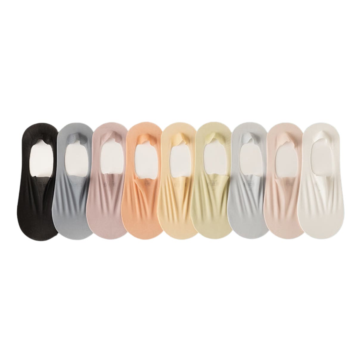 Chaussettes invisibles ultra-fines (5 paires) - Multicolore - EU39-44 (US8.5-12) - image 18
