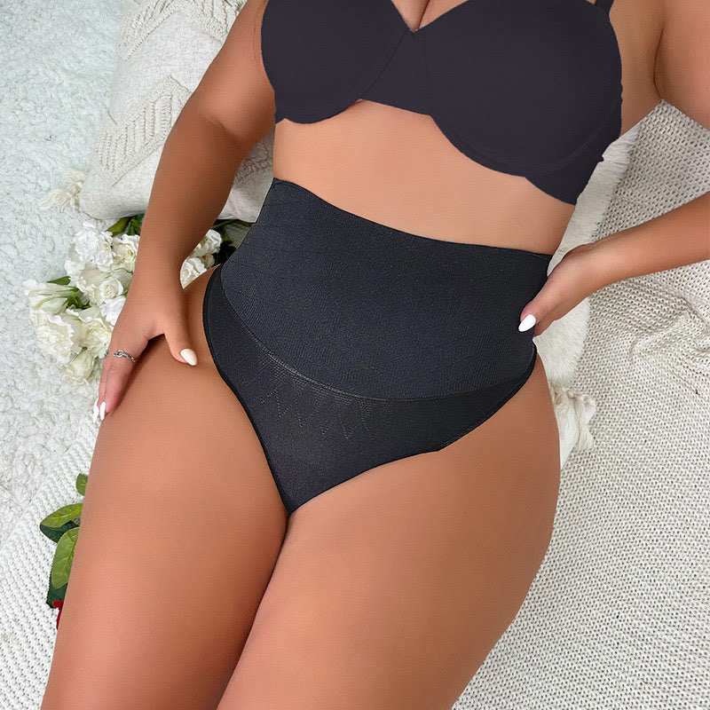 String gainant taille haute sans coutures grande taille
