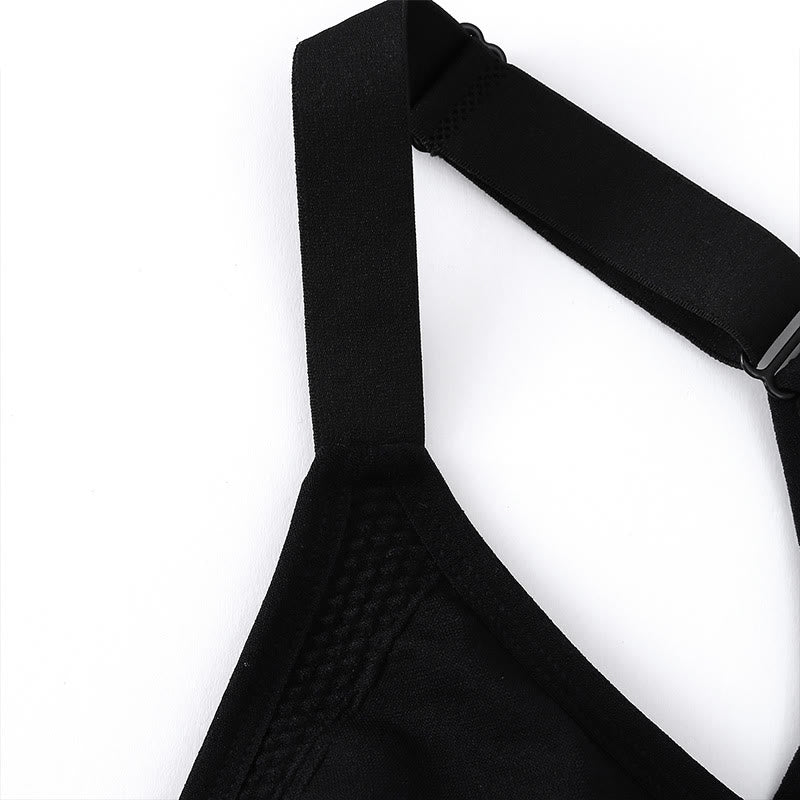Soutien-gorge une pièce élastique respirant sans armatures grande taille