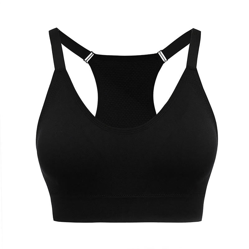 Soutien-gorge une pièce élastique respirant sans armatures grande taille
