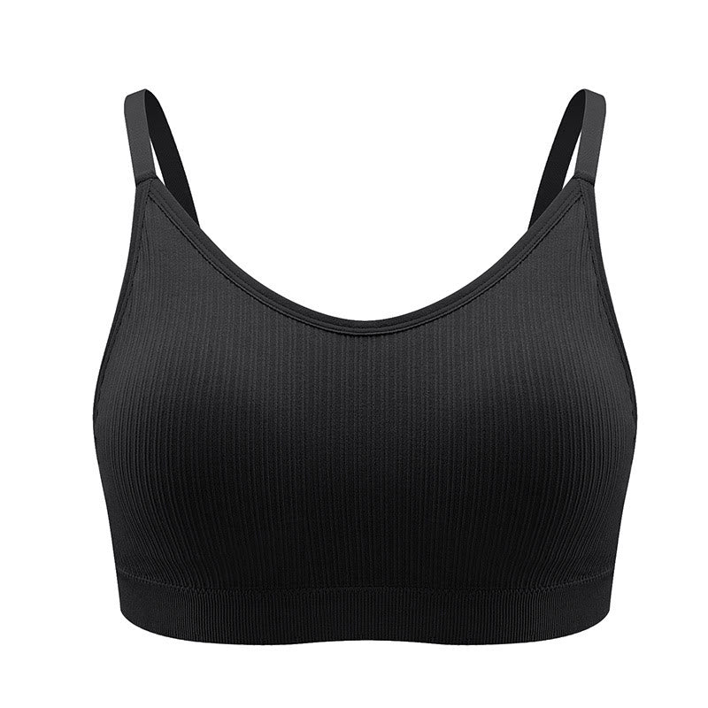 Soutien-gorge de fitness et de yoga sans armatures grande taille, confortable