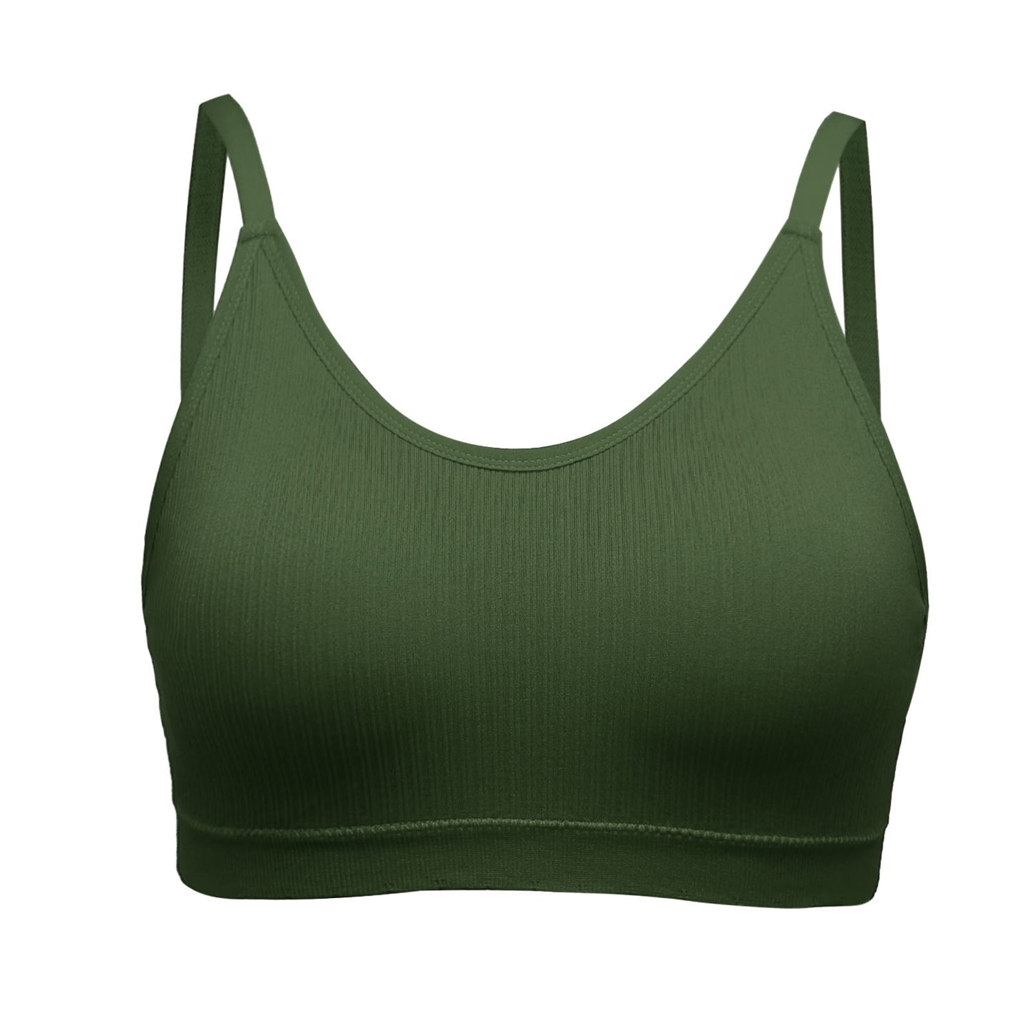 Soutien-gorge de fitness et de yoga sans armatures grande taille, confortable