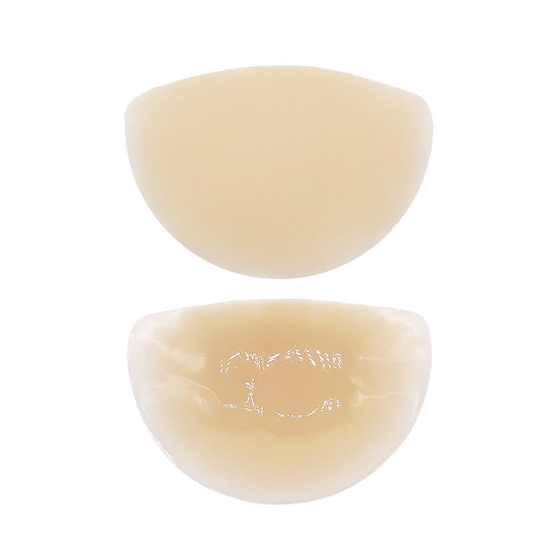 Cache-tétons semi-circulaires en silicone solide (2 paires)