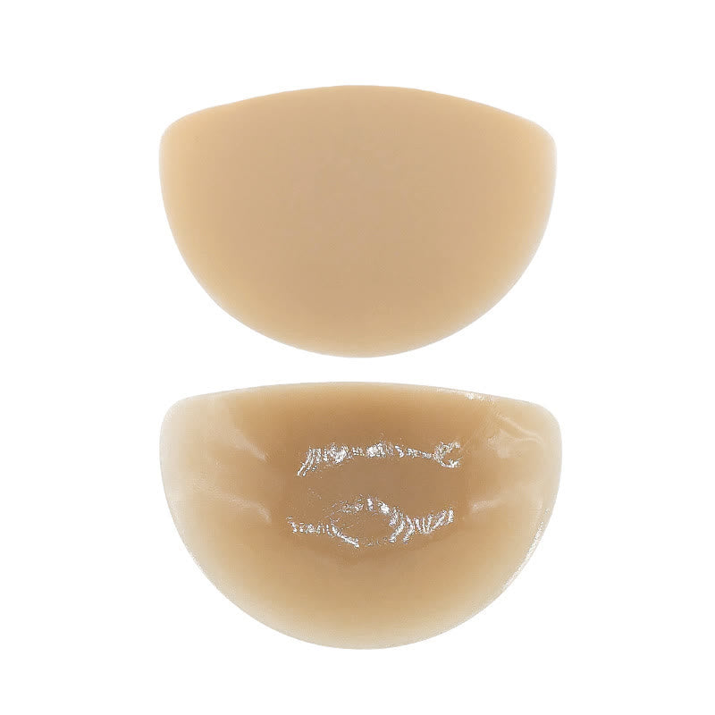 Cache-tétons semi-circulaires en silicone solide (2 paires)