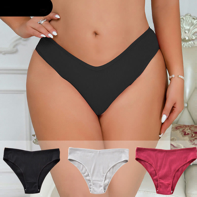 Culottes antibactériennes confortables en coton respirant grande taille (lot de 3)