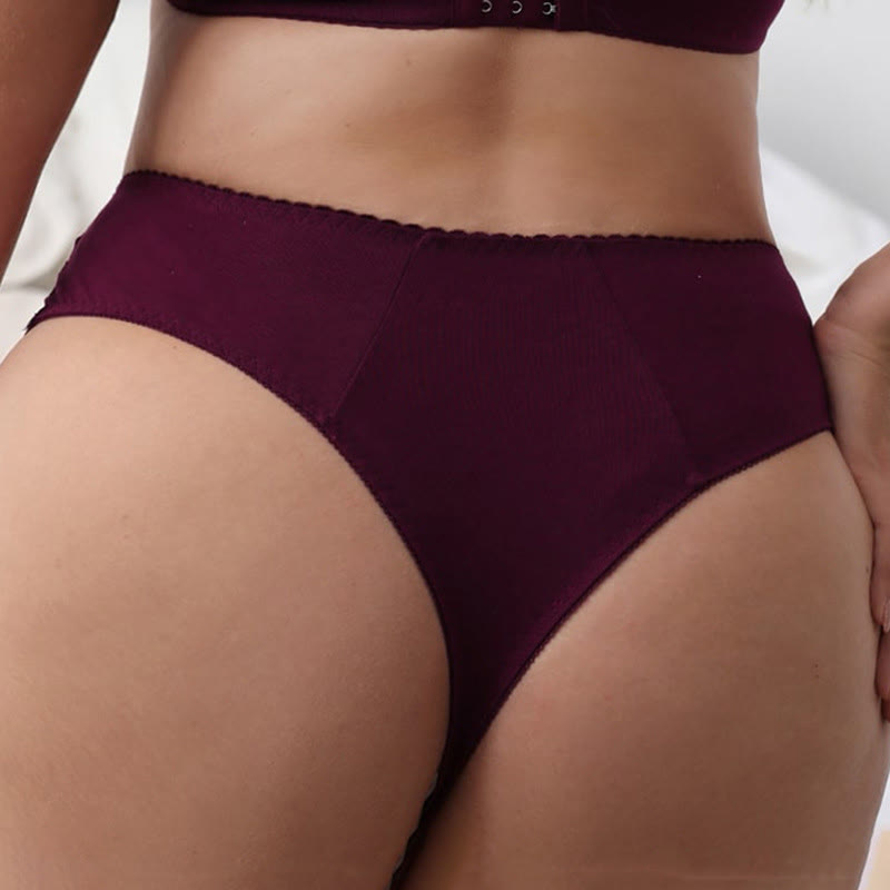 String sexy respirant taille mi-haute grande taille (lot de 2)