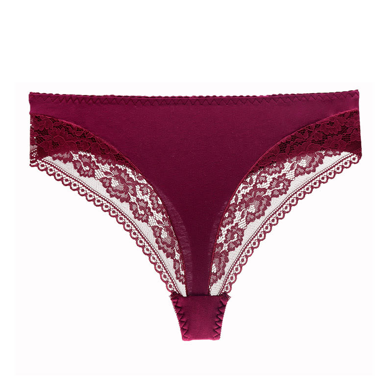String sexy respirant taille mi-haute grande taille (lot de 2)