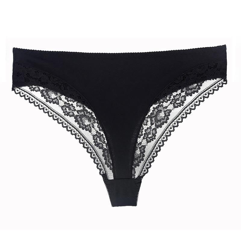 String sexy respirant taille mi-haute grande taille (lot de 2)