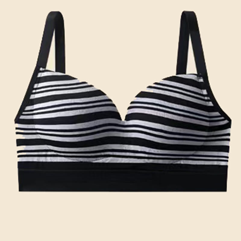 Soutien-gorge sans armatures confortable à rayures françaises (lot de 2)
