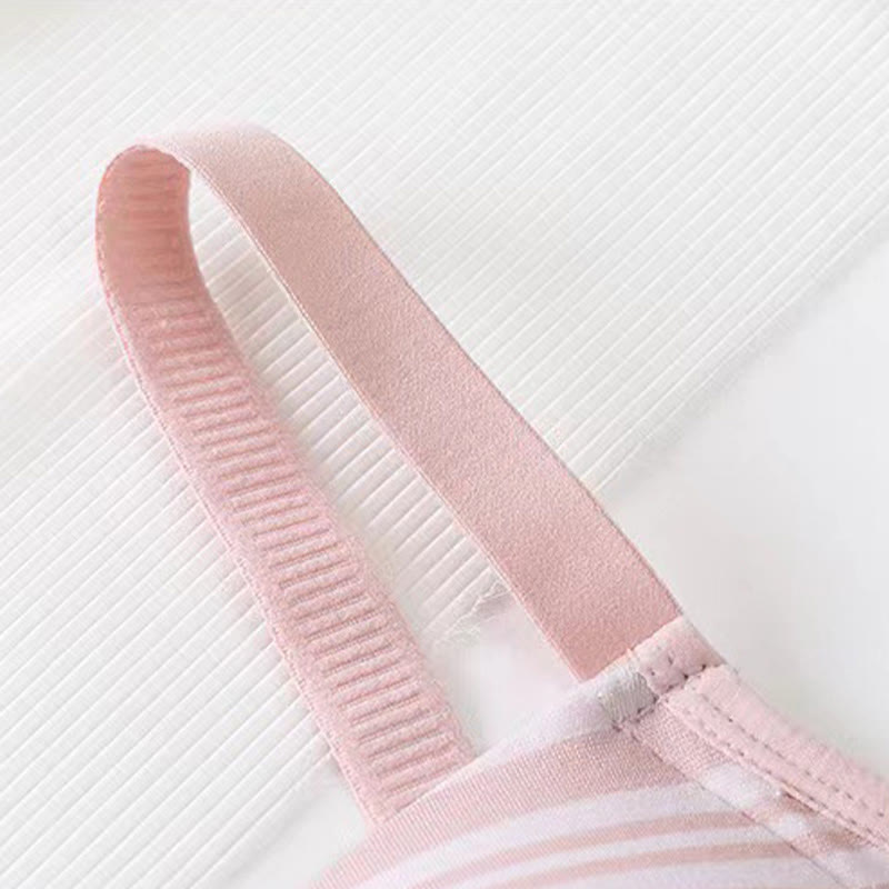 Soutien-gorge sans armatures confortable à rayures françaises (lot de 2)
