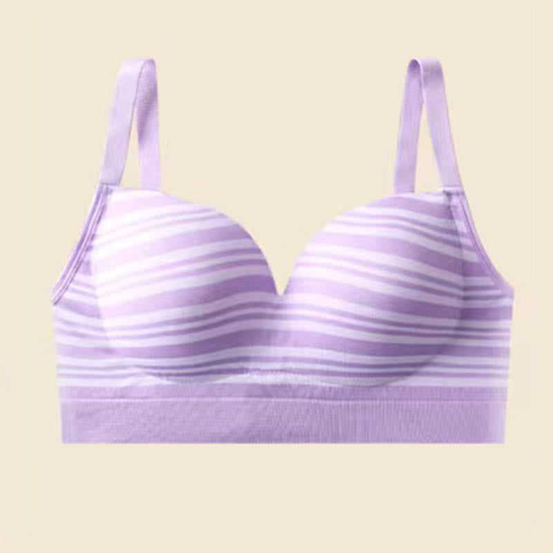 Soutien-gorge sans armatures confortable à rayures françaises (lot de 2)