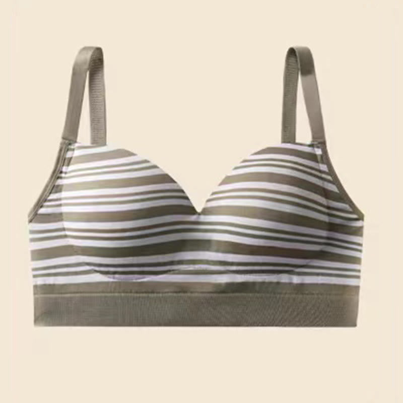Soutien-gorge sans armatures confortable à rayures françaises (lot de 2)