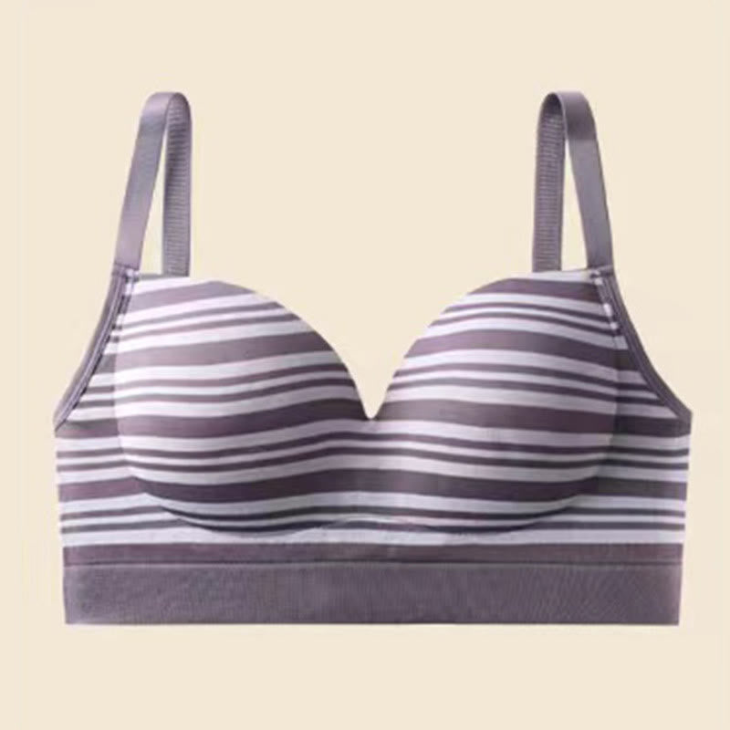 Soutien-gorge sans armatures confortable à rayures françaises (lot de 2)