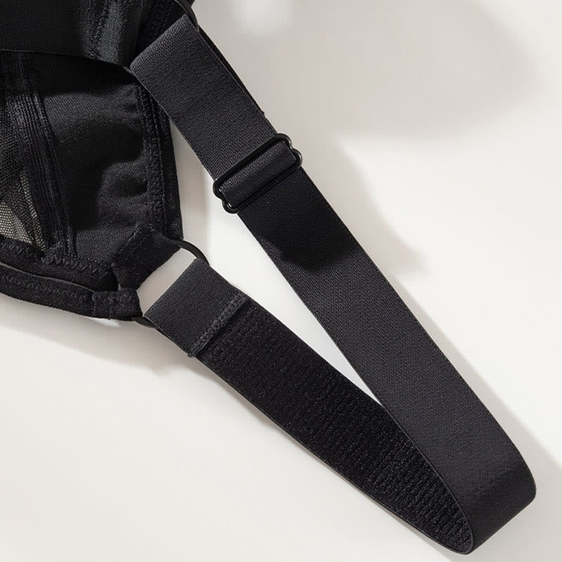 Soutien-gorge push-up anti-affaissement à armatures grande taille