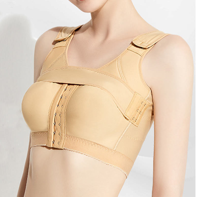 Gilet de compression post-opératoire à fermeture frontale